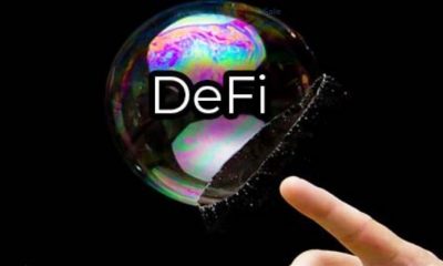 DeFi bubble pop
