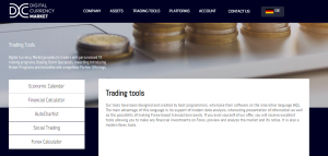 Digital Currency Market trading tools 