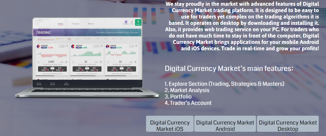 Digital Currency Market WebTrader