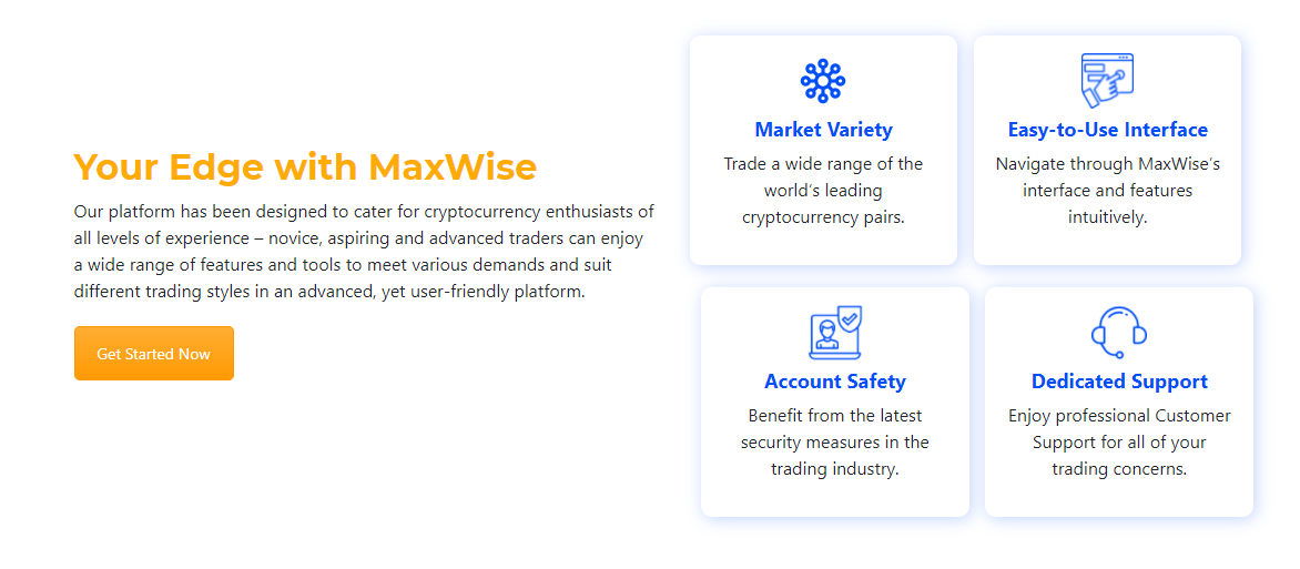 trading crypto with MaxWise